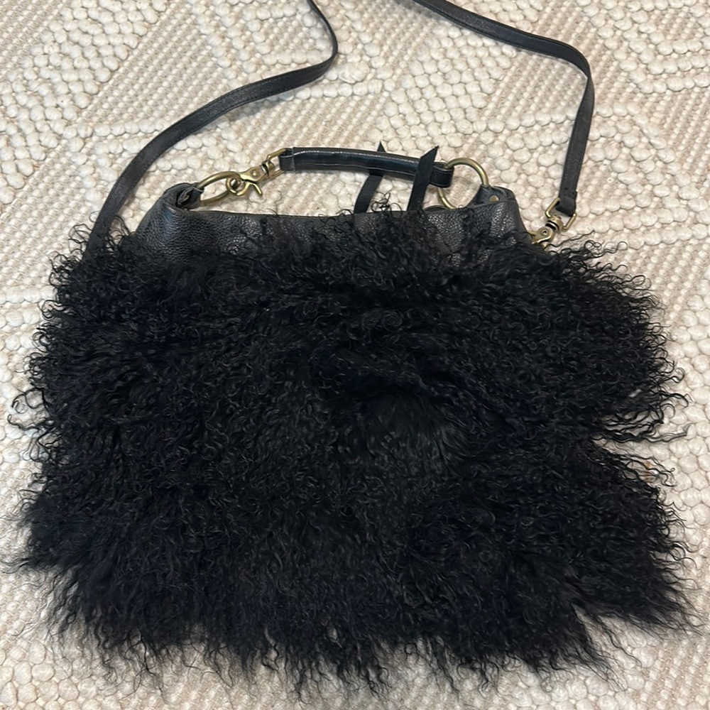 Foley & Corinna Mongolian Fur and leather bag